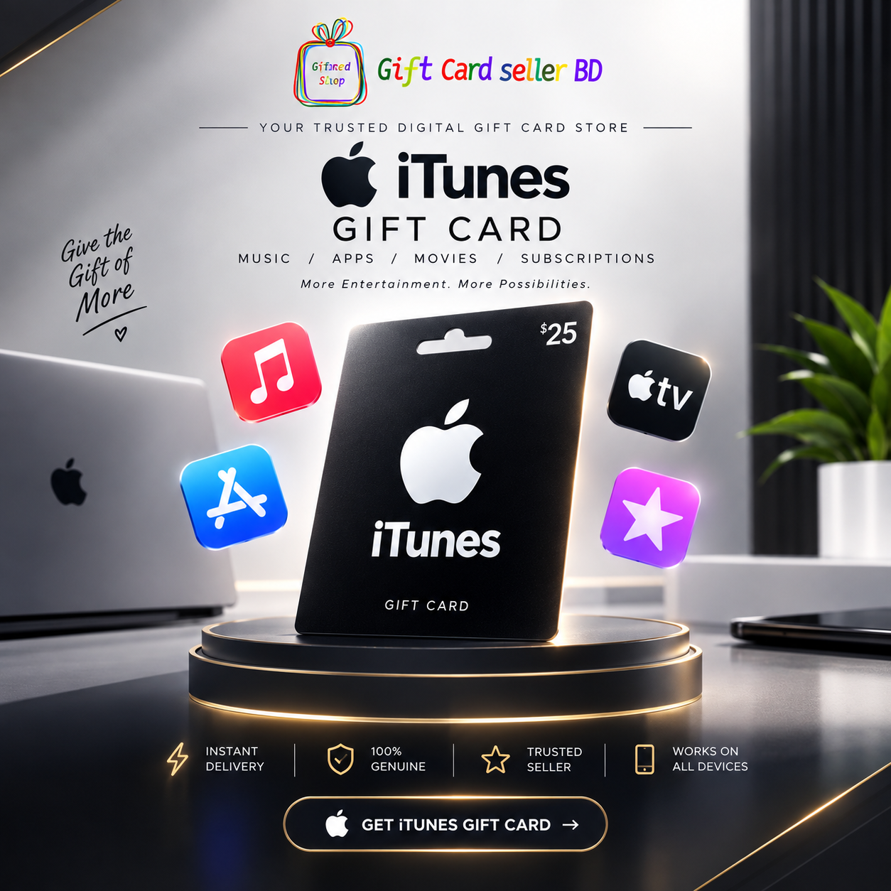 Apple Gift Card (US Region) thumbnail 2